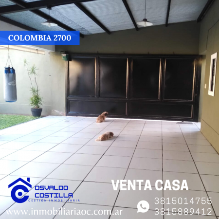 Venta hermosa casa  esquina en Colombia al 2700
