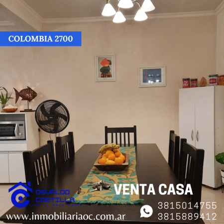 Venta hermosa casa  esquina en Colombia al 2700