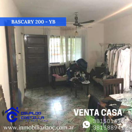 Venta Casa 3 hab. en Psje Bascary  al 200 Yerba Buena 