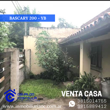 Venta Casa 3 hab. en Psje Bascary  al 200 Yerba Buena 