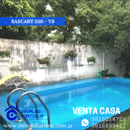 Venta Casa 3 hab. en Psje Bascary  al 200 Yerba Buena 