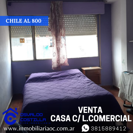 Venta de PH tipo casa c/ locales comerciales  en chile al 800