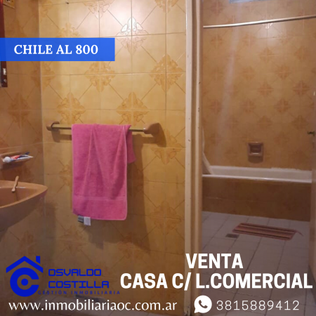 Venta de PH tipo casa c/ locales comerciales  en chile al 800
