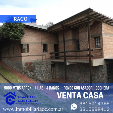Venta de hermosa Casa en Raco