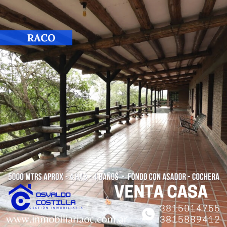 Venta de hermosa Casa en Raco