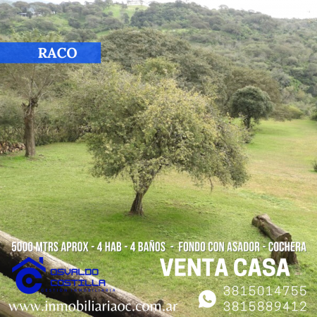 Venta de hermosa Casa en Raco