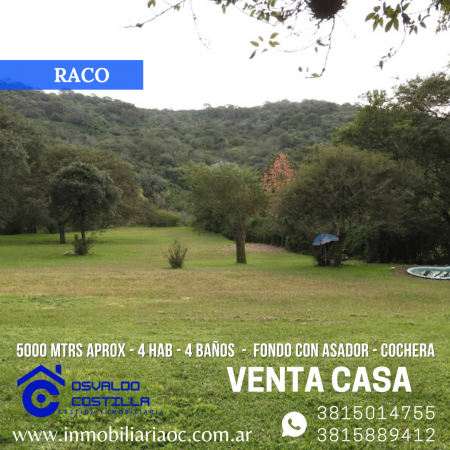 Venta de hermosa Casa en Raco