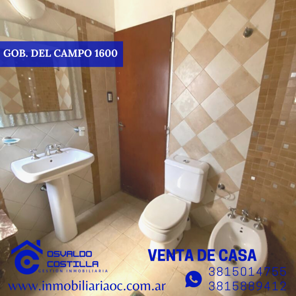 Venta de Hermosa casa alt. Gobernador del campo 1600