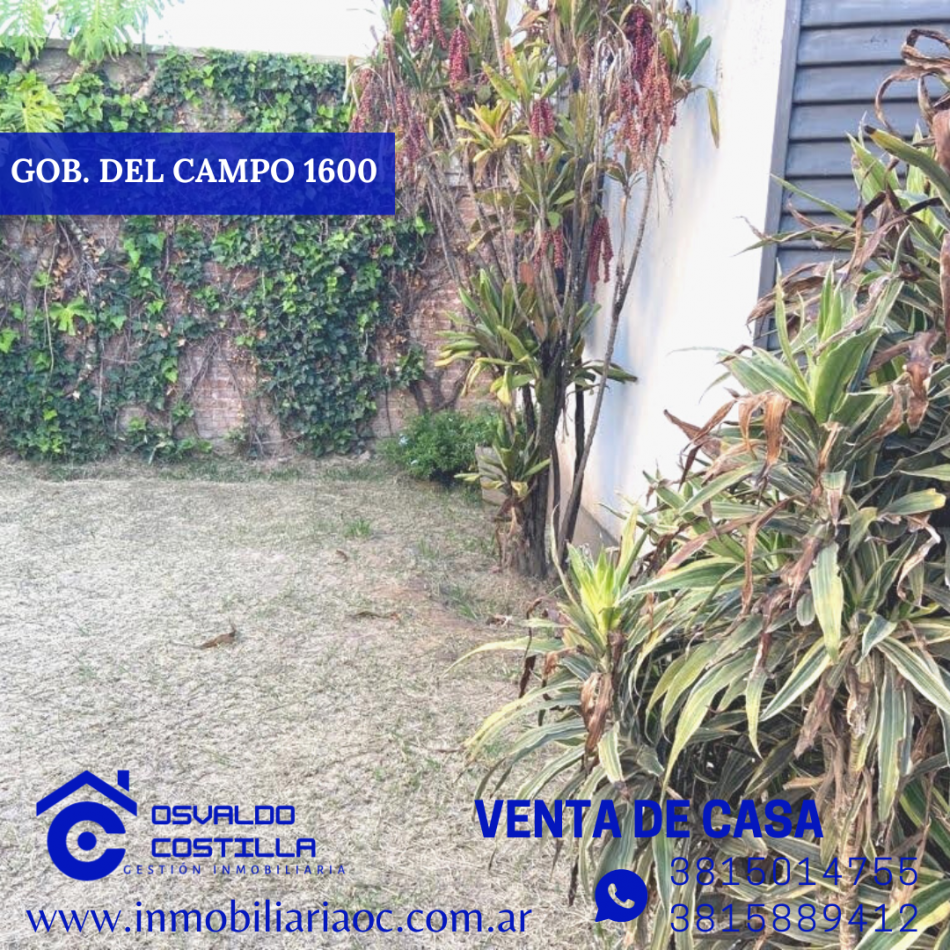 Venta de Hermosa casa alt. Gobernador del campo 1600