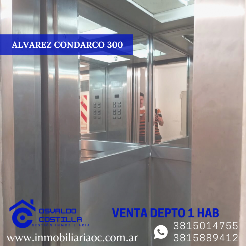 OPORTUNIDAD! DPTO DE 1 HAB UBICADO ALVAREZ CONDARCO AL 300