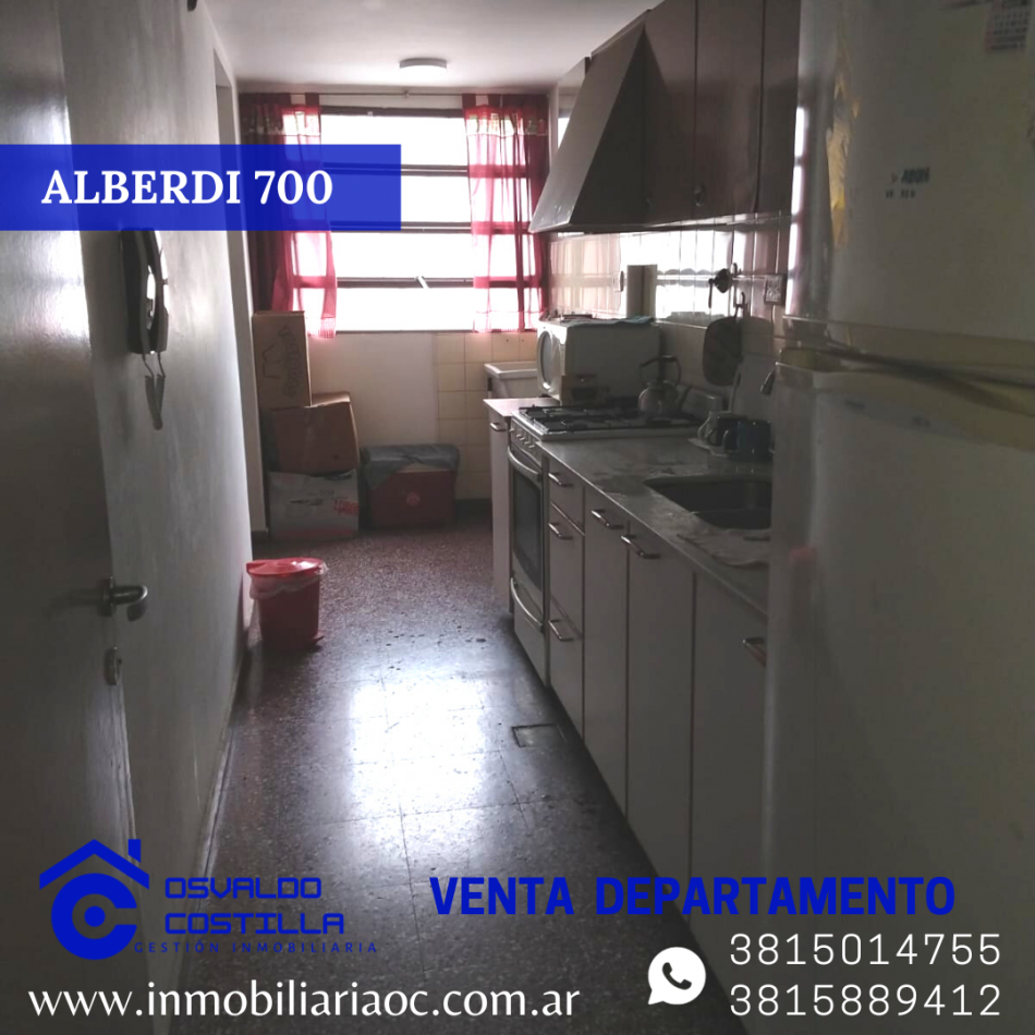 VENTA DE DPTO 2 HAB ALBERDI 700
