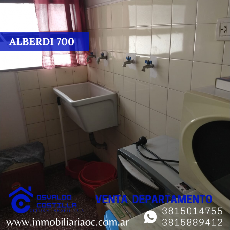 VENTA DE DPTO 2 HAB ALBERDI 700